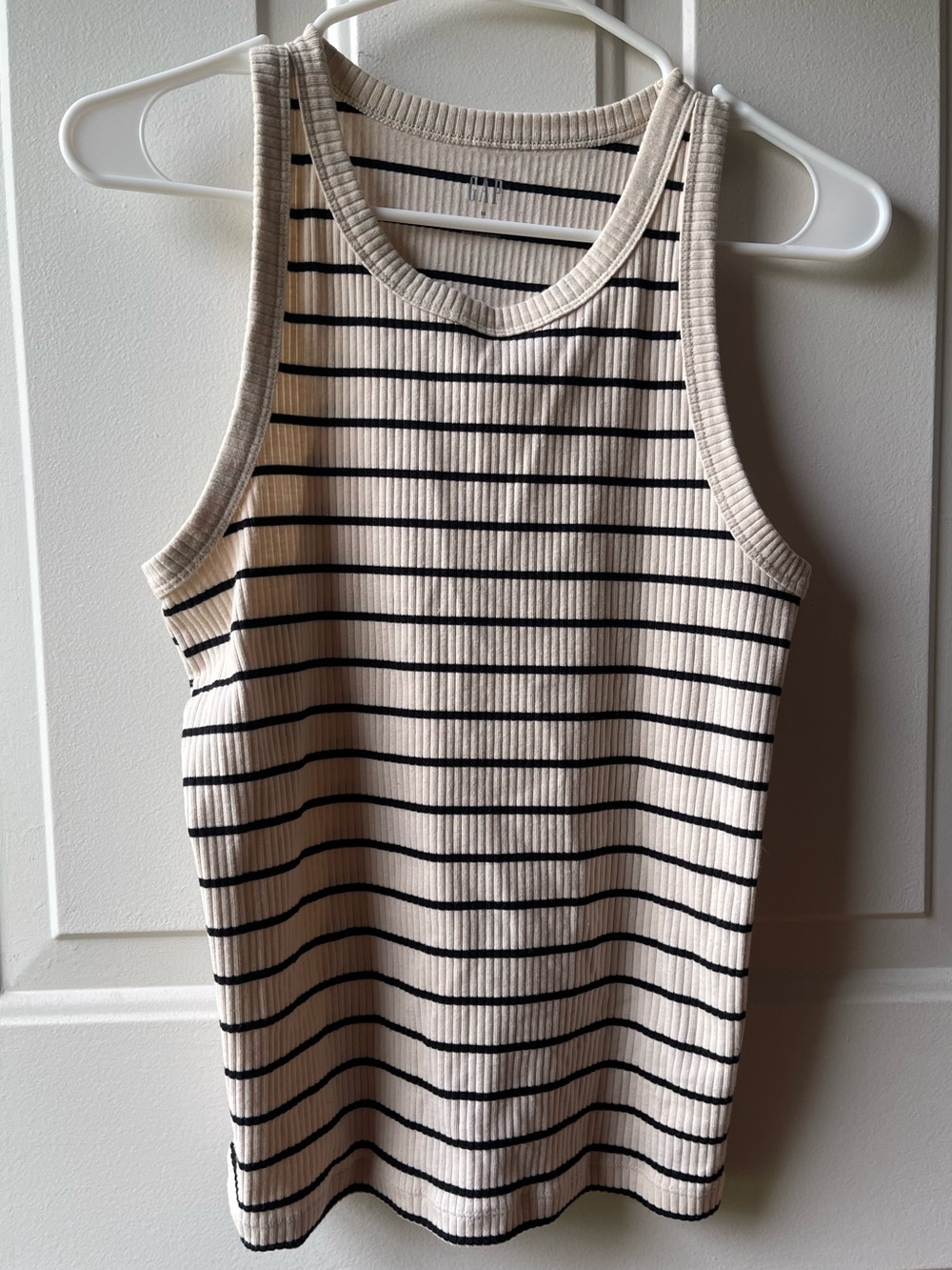 GAP Striped Ribbed Tank Top